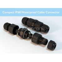 Compact IP68 Waterproof Cable Connector